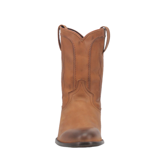 Dingo Men's Hondo Natural Almond Toe Leather Boots DI846-WH3