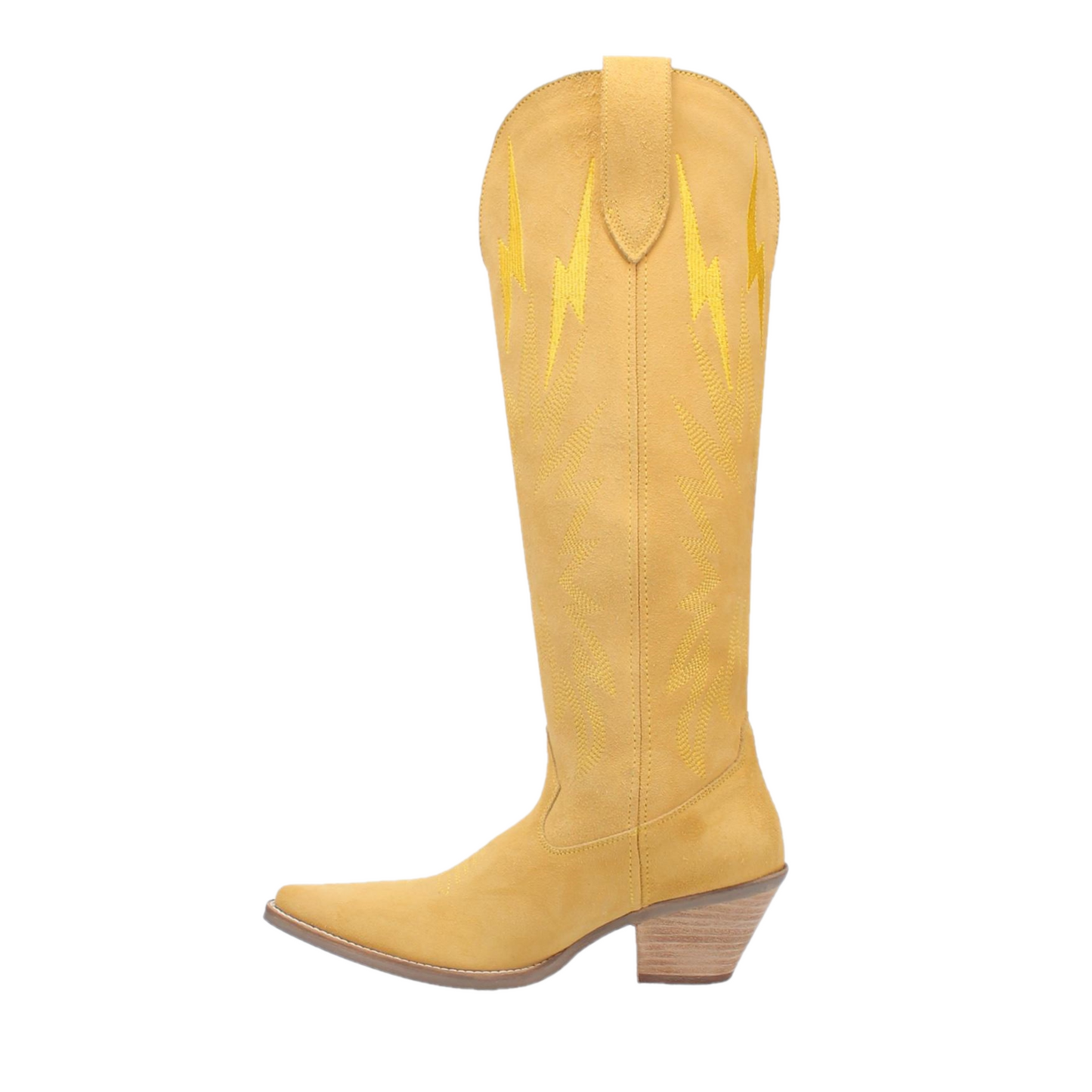 Dingo Ladies Thunder Road Yellow Tall Western Boots DI597-YE