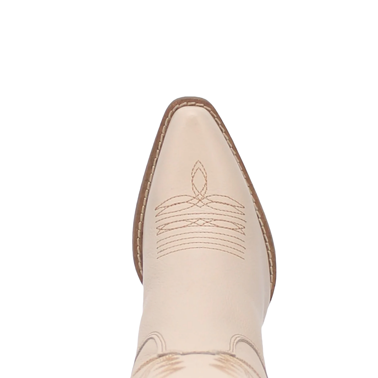 Dingo Ladies High Cotton Sand White Snip Toe Boots DI936-BN90