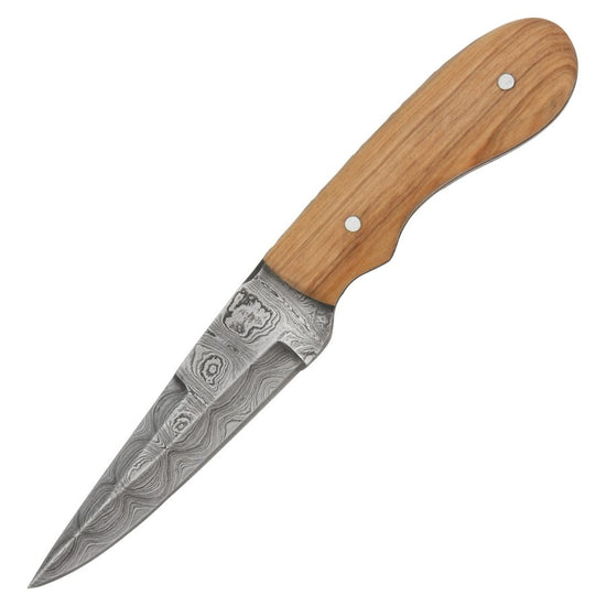 Western Fahion® Damascus Steel Spear Point Hunting Knife DM-1012