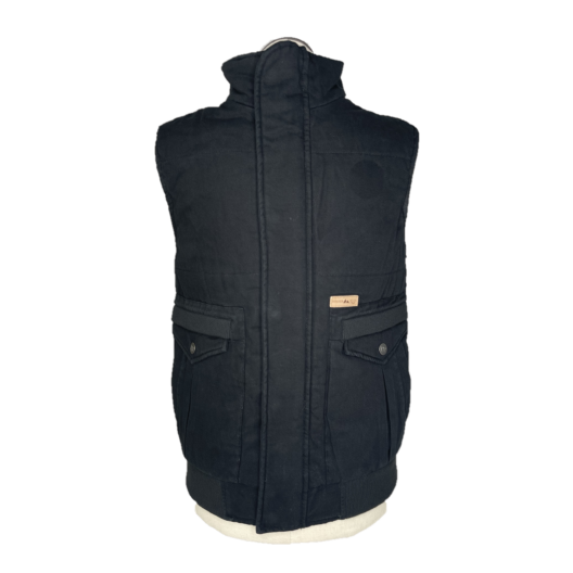 Powder River Outfitters Men's Black Conceal & Carry Cotton Vest DM98C01835