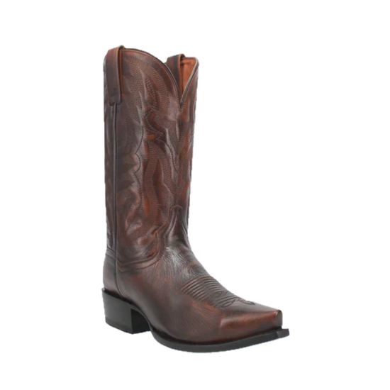 Dan Post Men's Rod Dark Brown Leather Western Boots DP3330