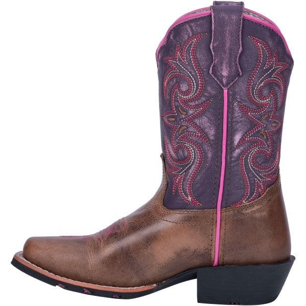 Dan Post Youth Majesty Leather Square Toe Boots DPC3947