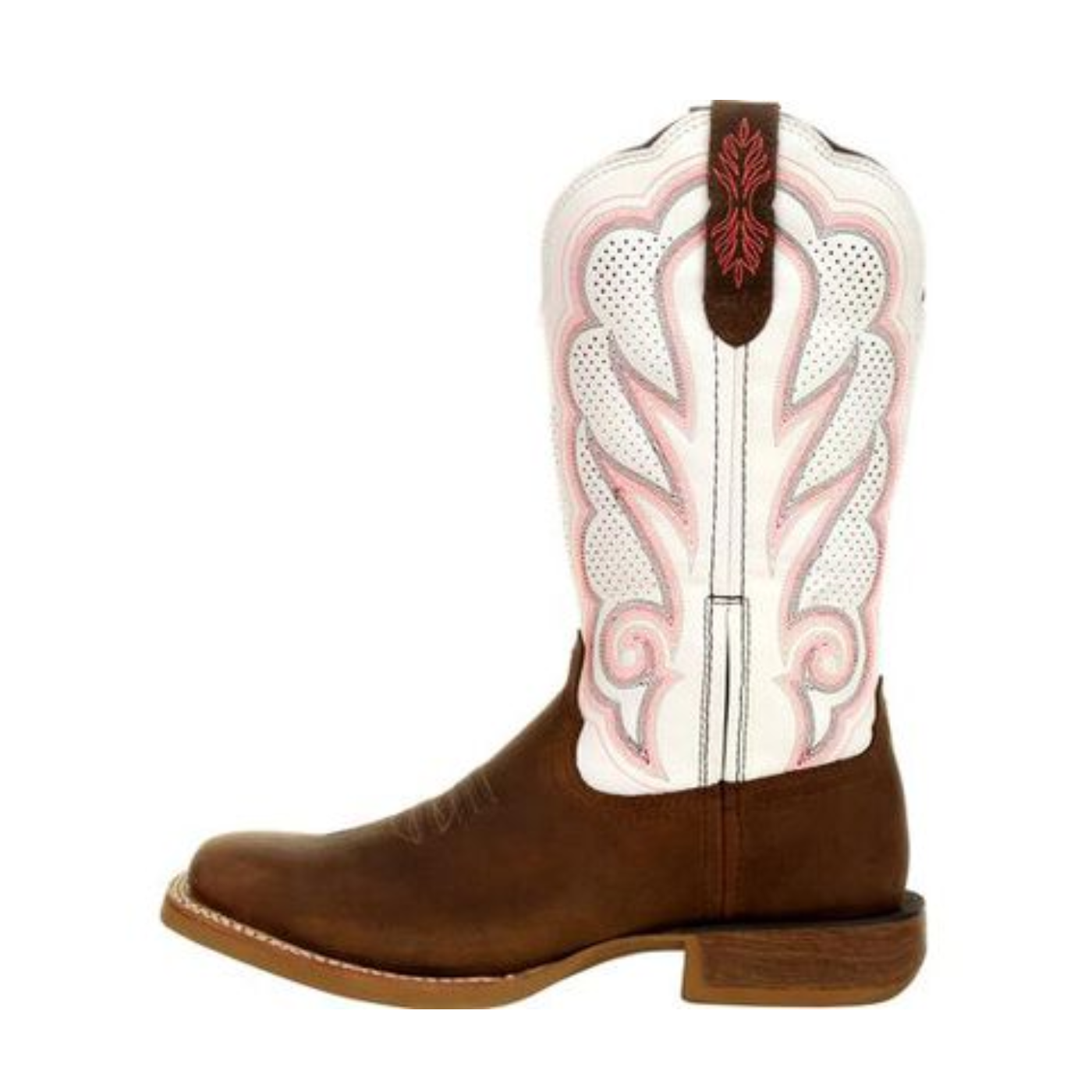 Durango® Ladies Rebel PRO™ Trail Brown & White Western Boot DRD0392
