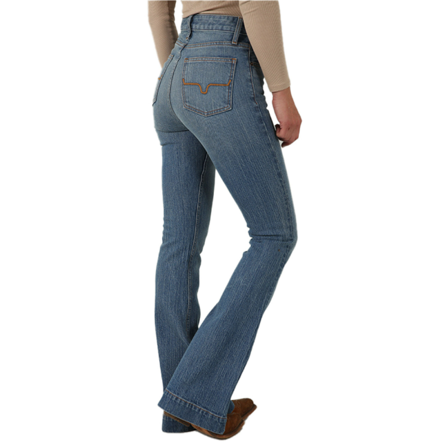 Kimes Ranch Ladies Jennifer Mid-Wash Denim Stretch Trouser Jeans EJW112432-63