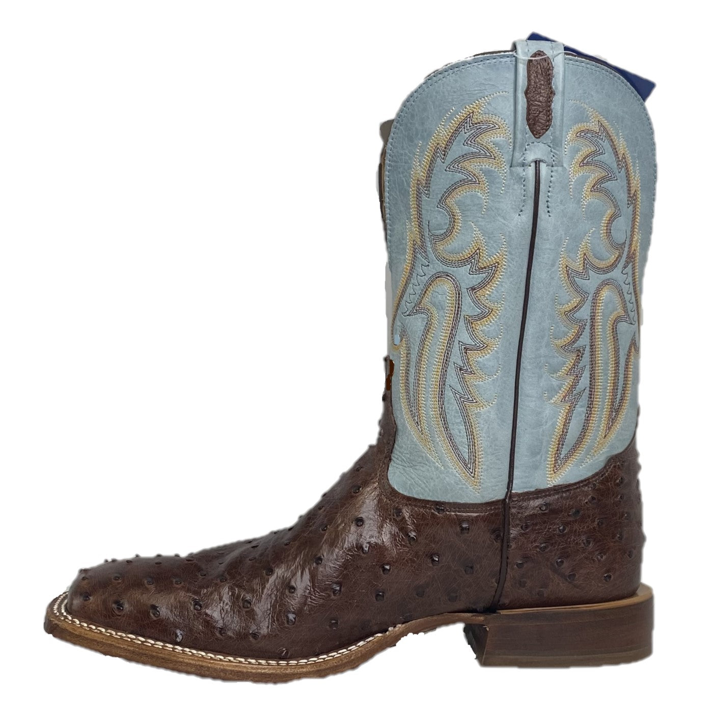 Tony Lama® Men's Jacinto Sky Blue &  Square Toe Boots EP6093