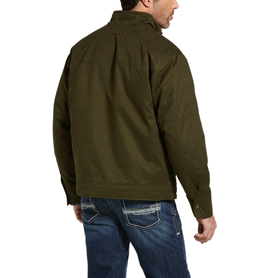 Ariat Men's Grizzly Canvas Brine Olive Conceal Carry Jacket10033001