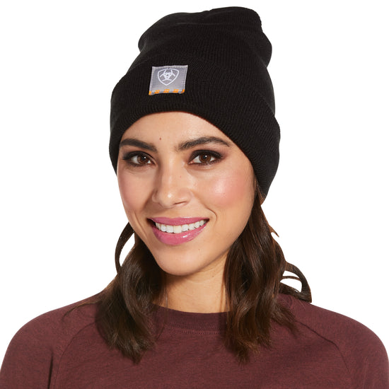 Ariat® Ladies Rebar Watch Black Beanie Hat 10034395
