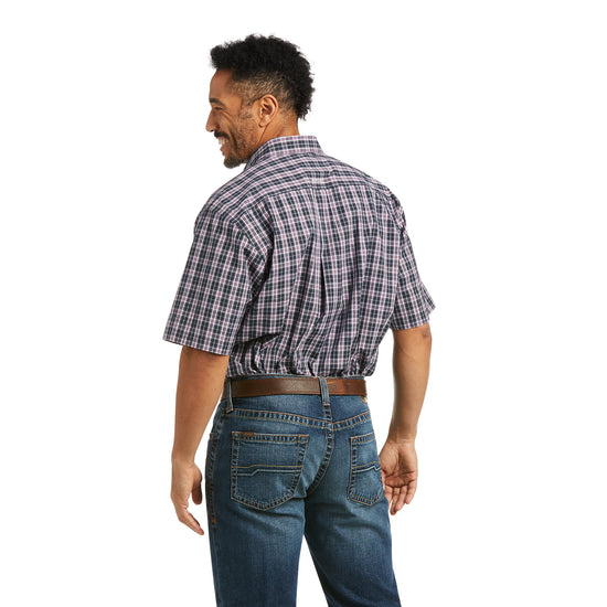 Ariat® Men's Maxsen Navy Pro Series Short Sleeve Shirt 10036984