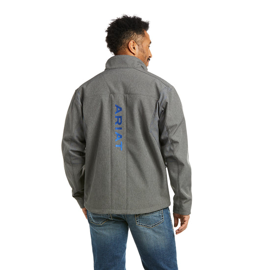 Ariat Men's Vernon Vent Charcoal & Cobalt Softshell Jacket 10037494