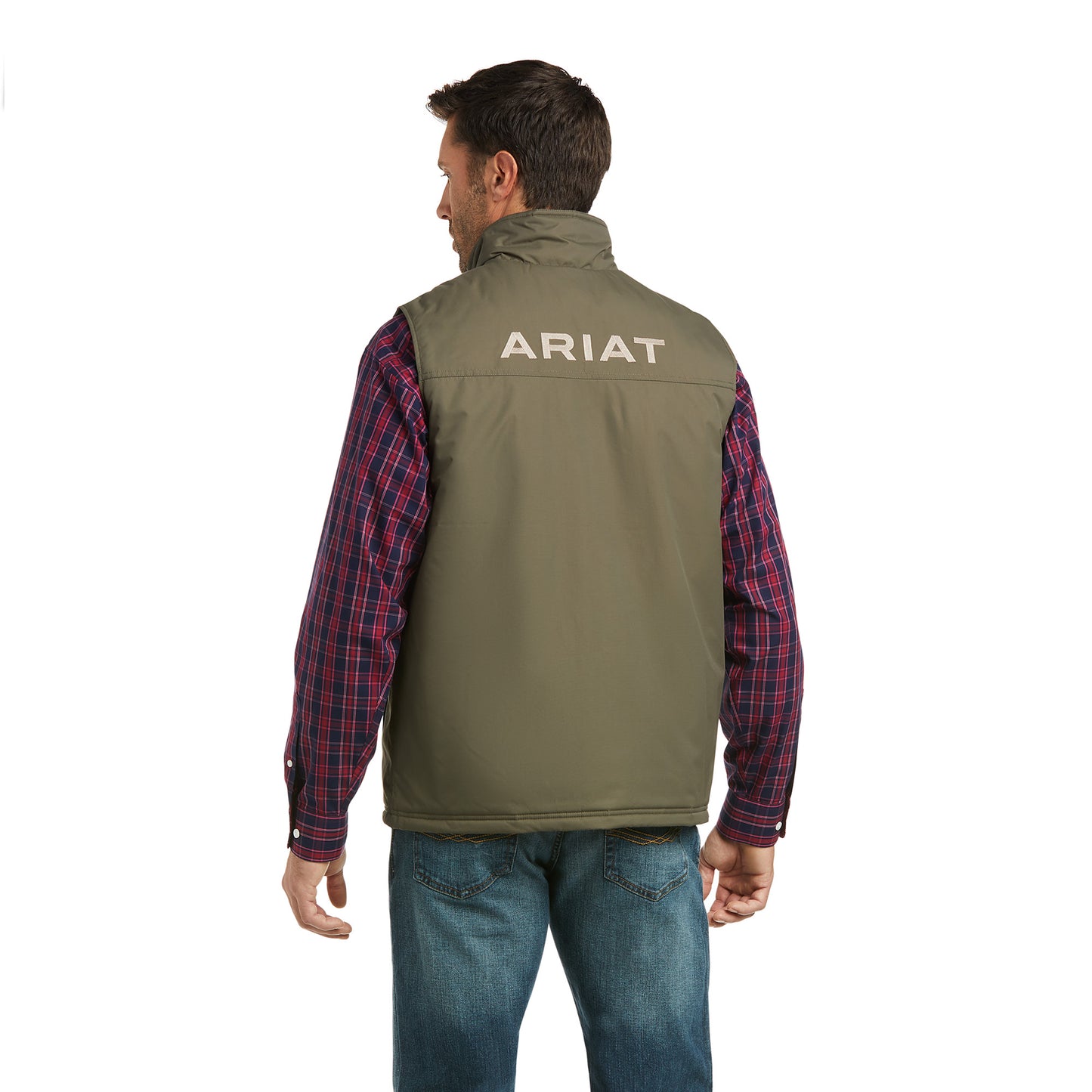 Ariat Men's Team Logo Walnut Concealed Carry Insulated Vest 10037551
