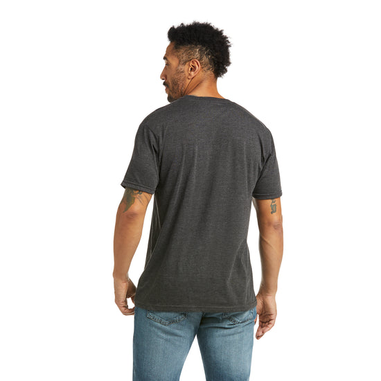 Ariat Men's Short Sleeve Charcoal Grey Heather T-Shirt 10037833