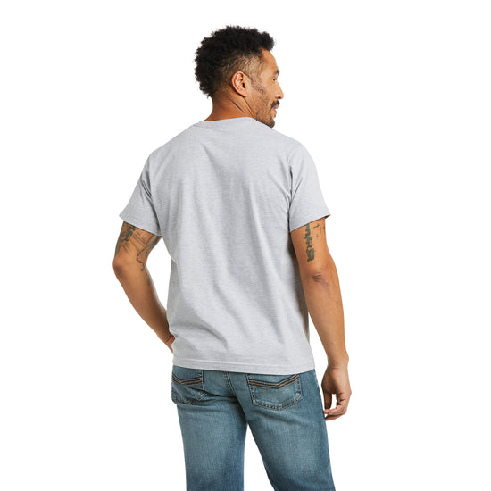 Ariat Men's Freedom For All Short Sleeve Grey Heather T-Shirt 10037840