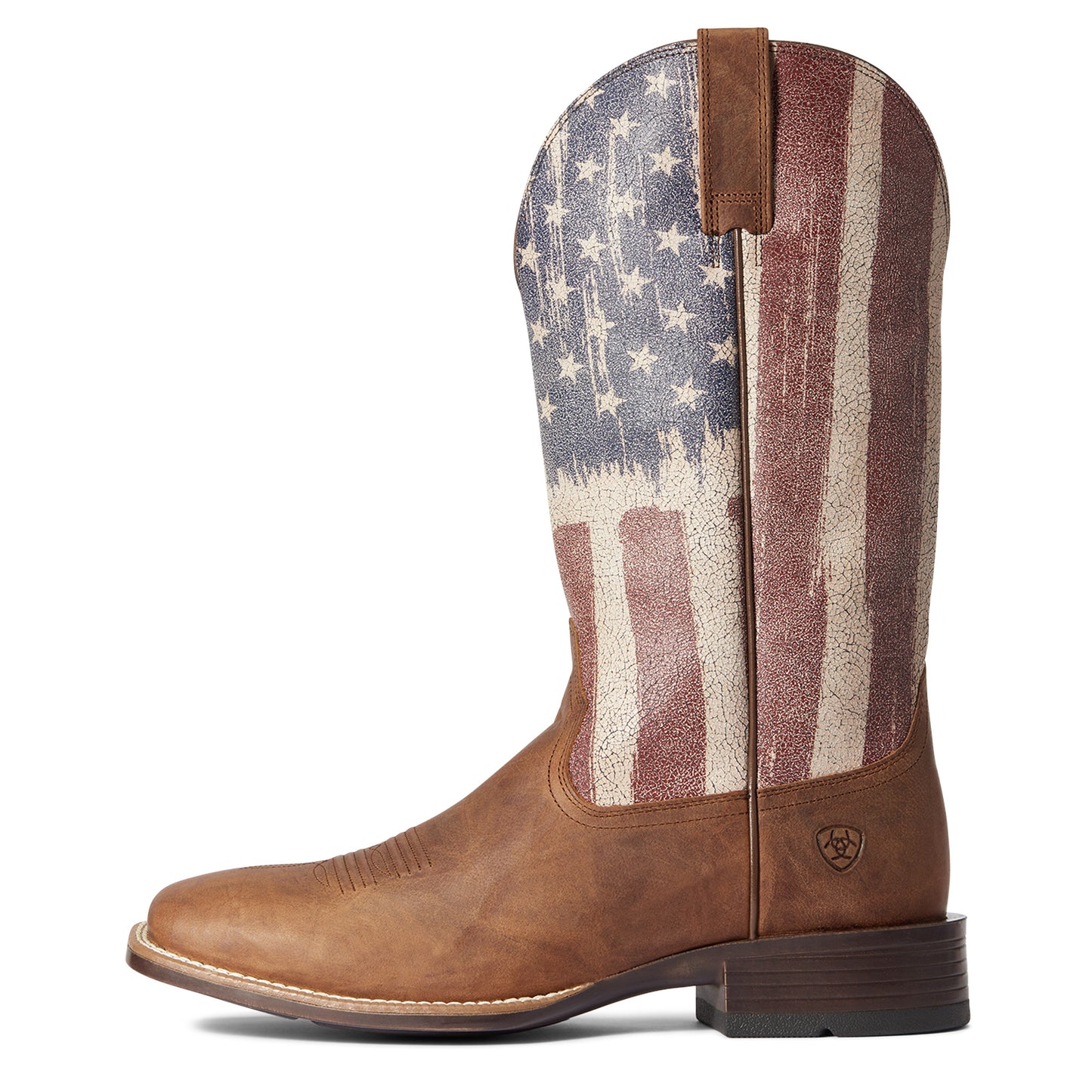 Ariat Men's Patriot Ultra Sorrel Crunch & American Flag Boots 10038396