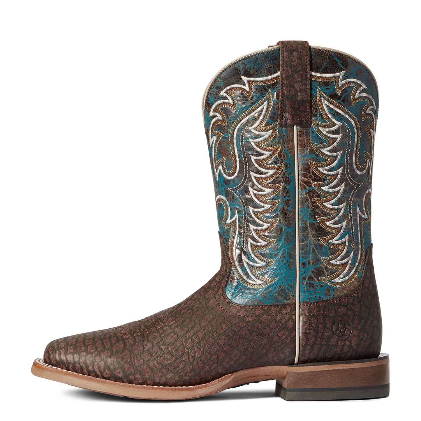 Ariat Men's Stinger Hippo Print & Treacherous Blue Boots 10038504