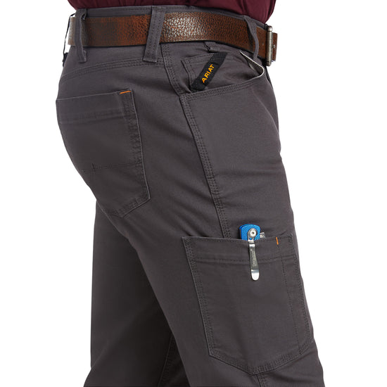 Ariat® Men's Rebar M7 Made Tough Grey Slim Fit Work Pants 10036733