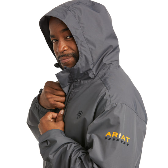 Ariat® Men's Rebar Stormshell Waterproof Grey Jacket 10037697