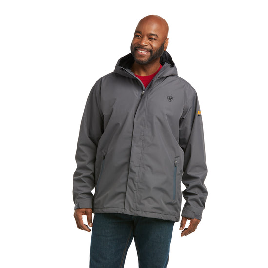 Ariat® Men's Rebar Stormshell Waterproof Grey Jacket 10037697