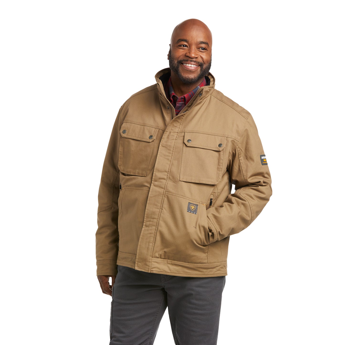 Ariat® Men's Rebar MaxMove 2.0 Cordura Insulated Khaki Jacket 10037714