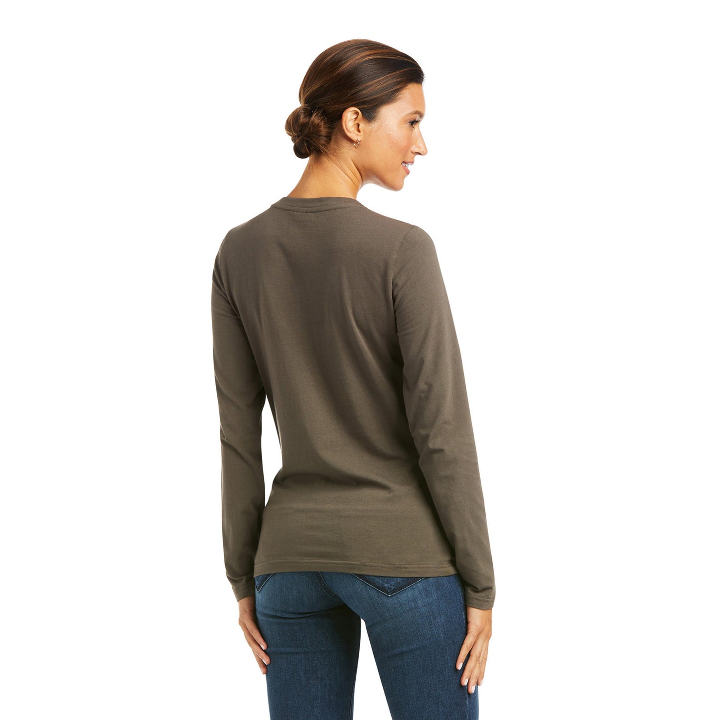 Ariat® Ladies Flora Fauna Logo Long Sleeve T-Shirt 10037058