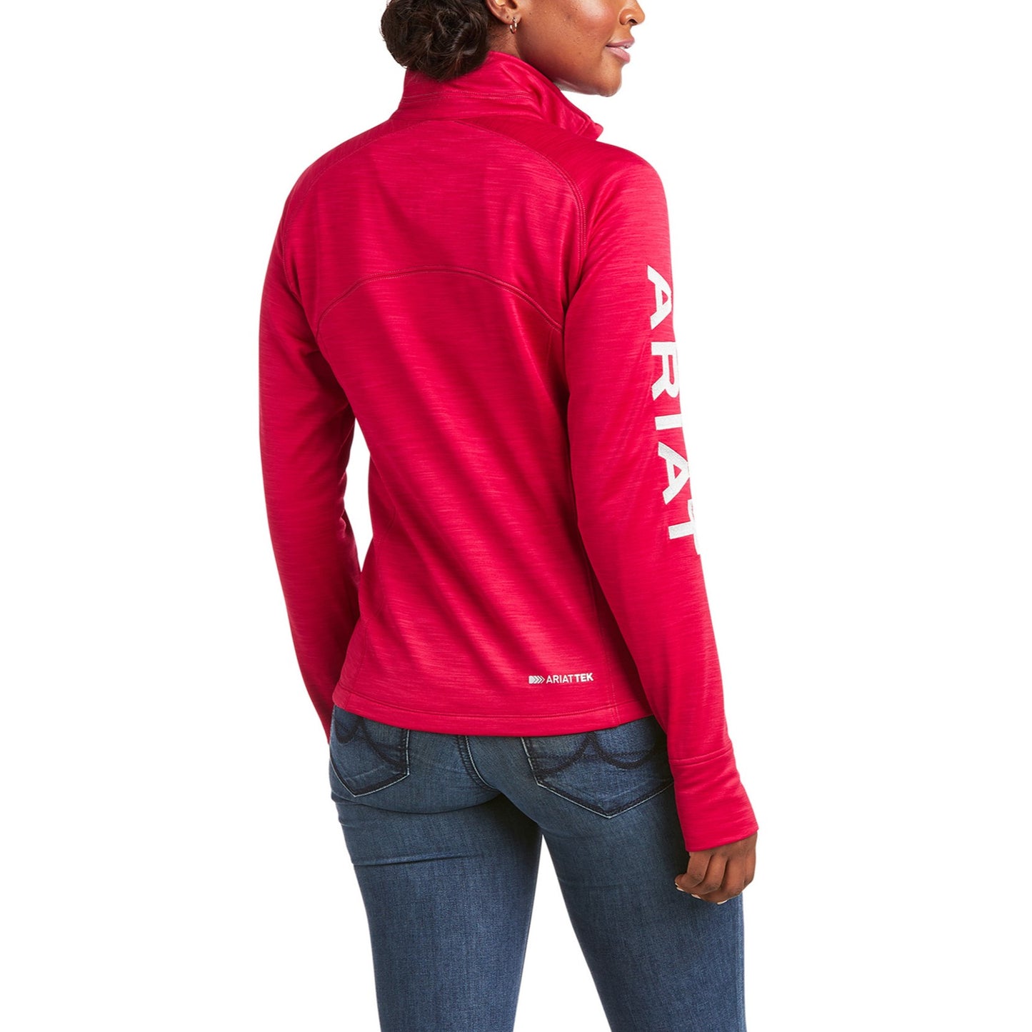 Ariat Ladies TEK Team Half Zip Persian Red Sweatshirt 10037537