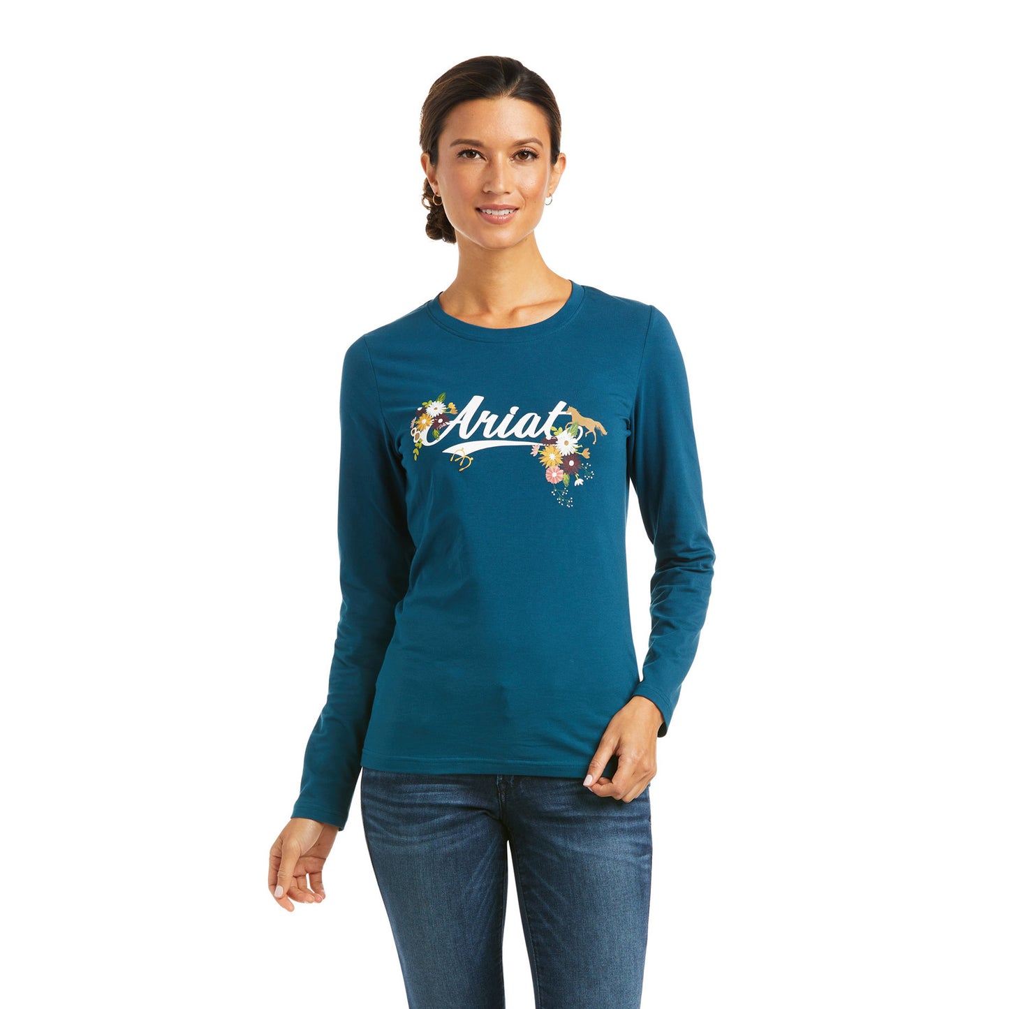 Ariat® Flora Fauna Logo Long Sleeve T-Shirt 10037668