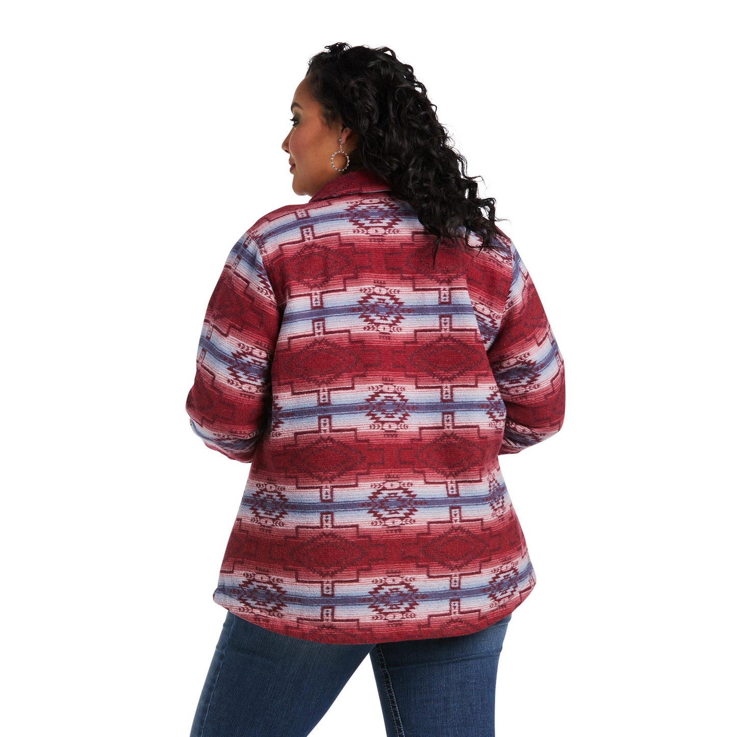 Ariat® Ladies REAL Shacket Tucson Stripe Shirt Jacket 10037455