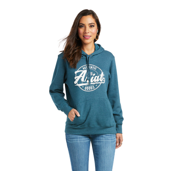 Ariat Women's R.E.A.L. Teal Arm Logo Hoodie 10037578