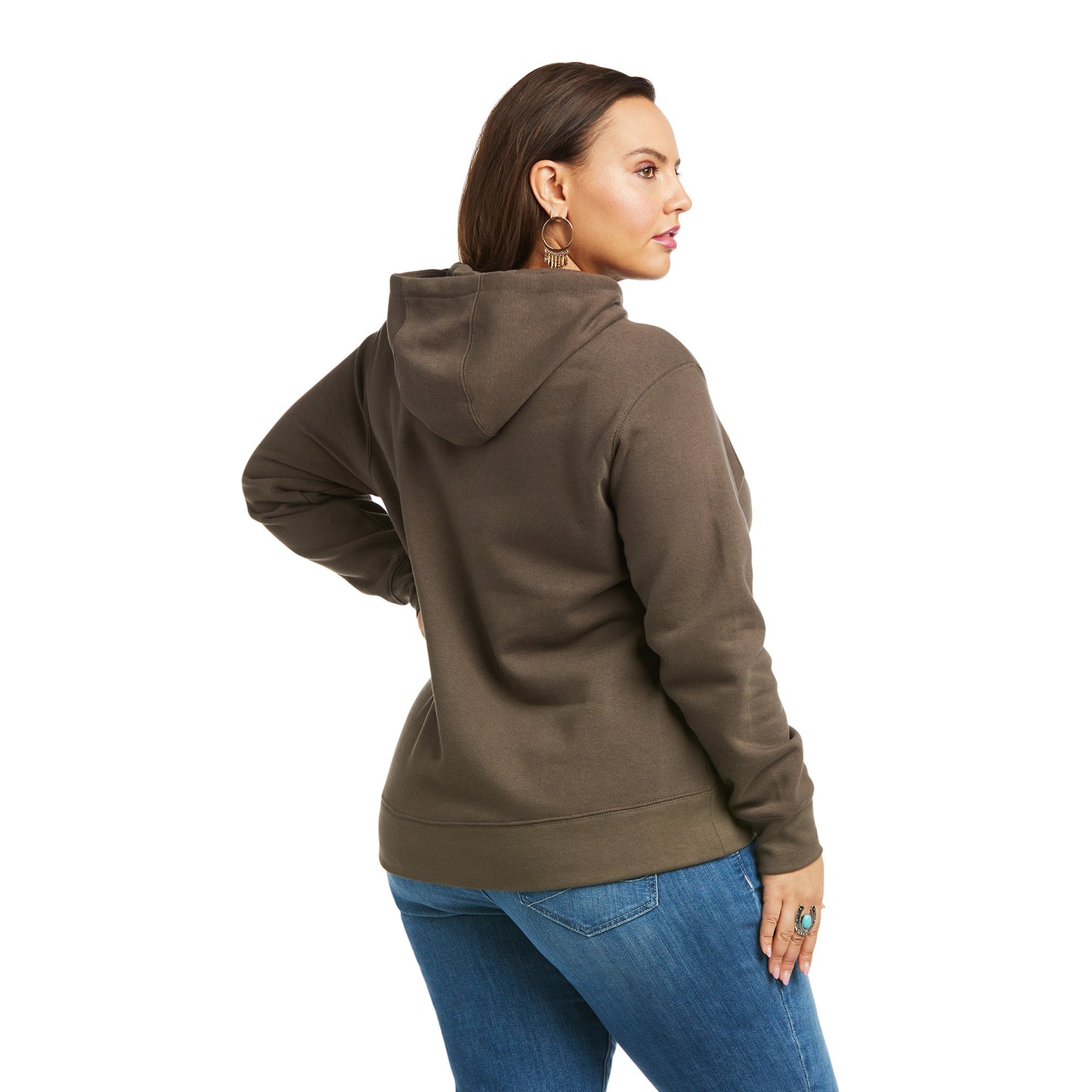 Load image into Gallery viewer, Ariat® Women&amp;#39;s R.E.A.L.™ Banyan Bark Graphic Logo Hoodie 10037581
