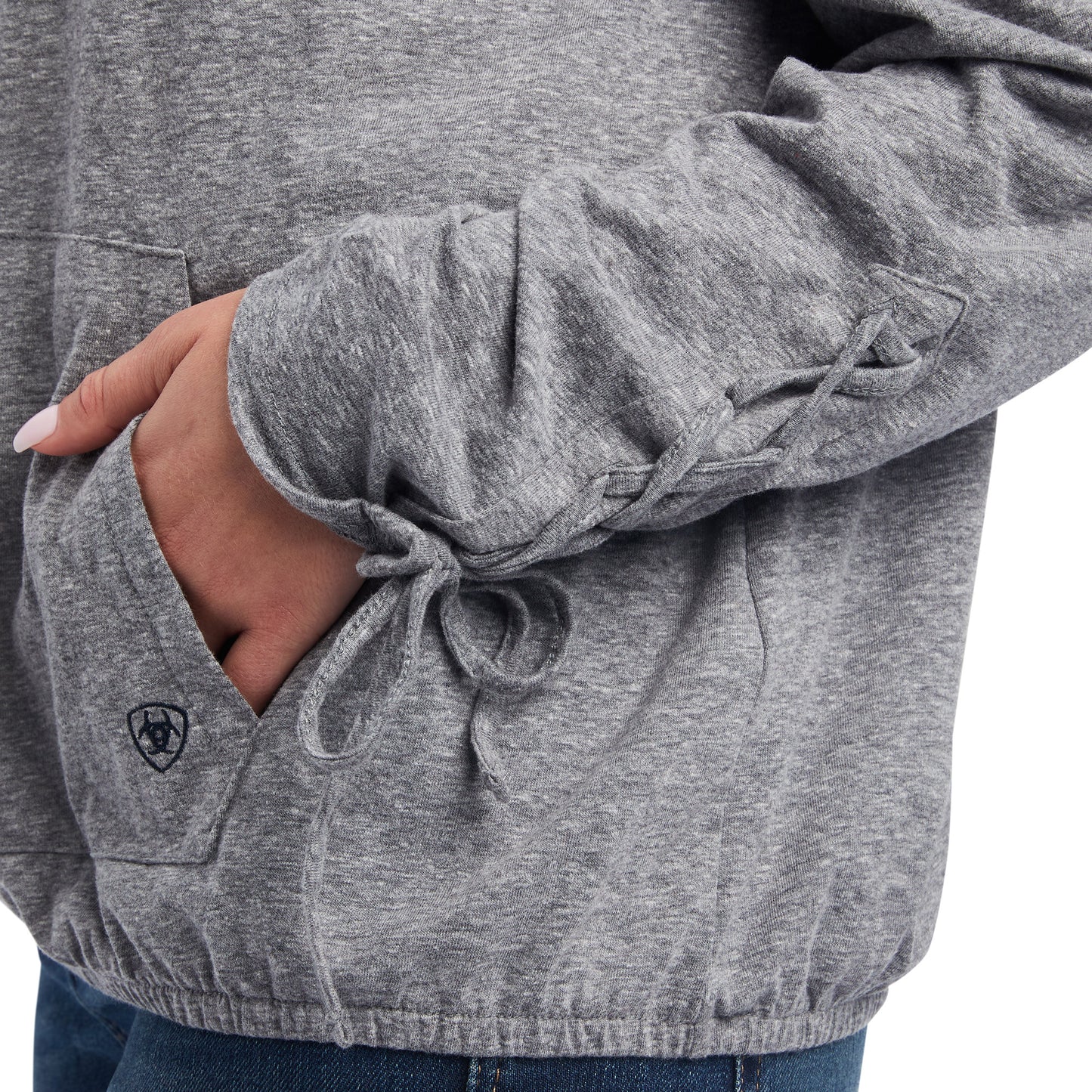 Ariat® Ladies Kansas Heather Grey Hoodie 10037911