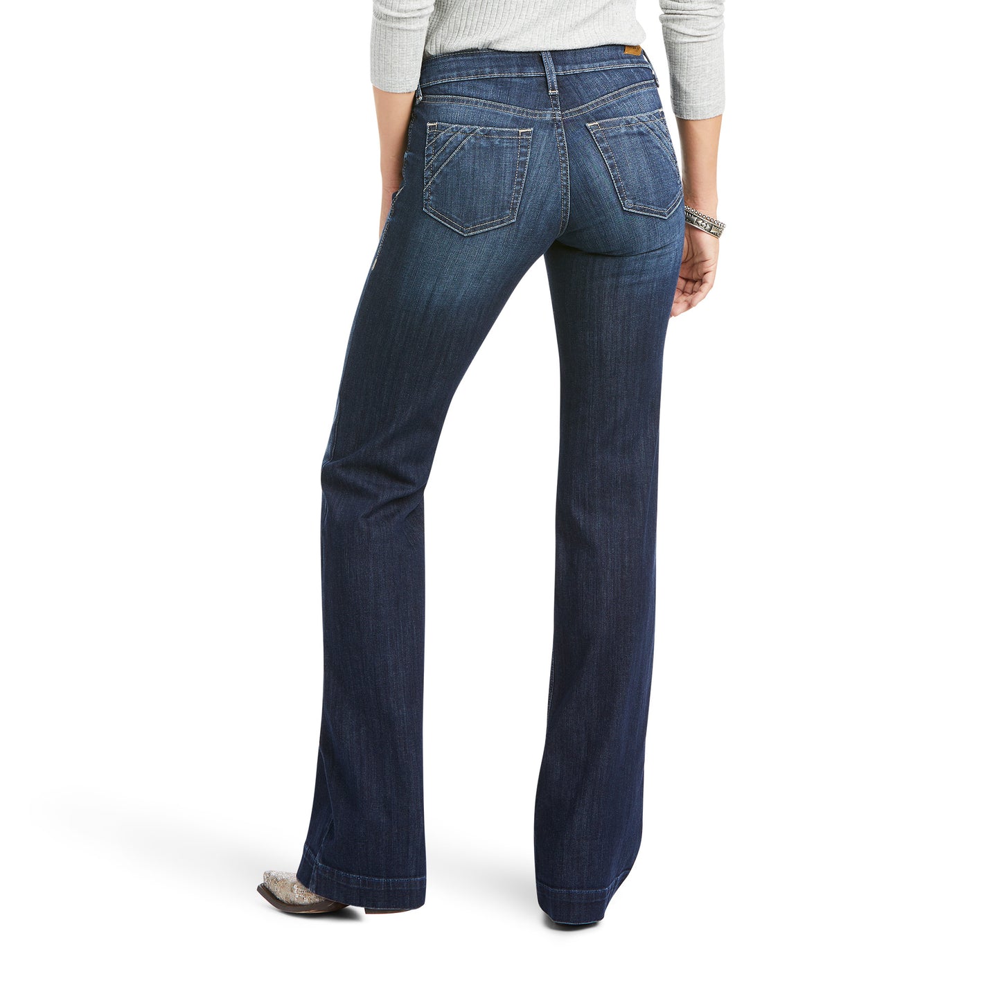 Ariat® Ladies Antonella Trouser Perfect Rise Wide Leg Jeans 10037945