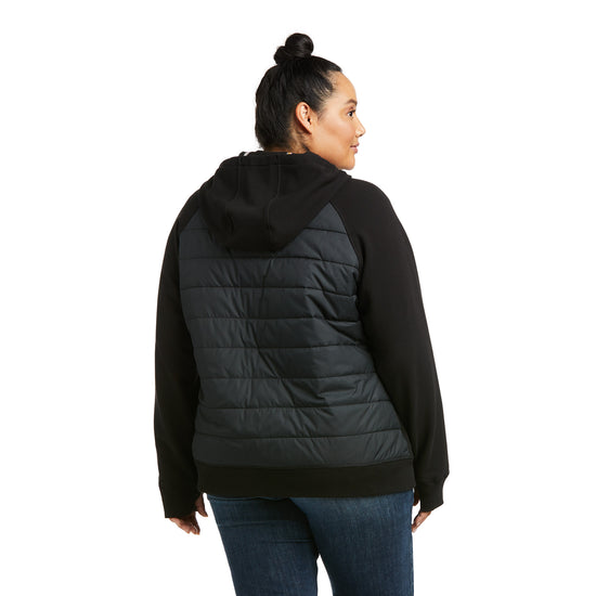Ariat® Women's Rebar Thermic Insulated Black Full Zip Hoodie 10037482