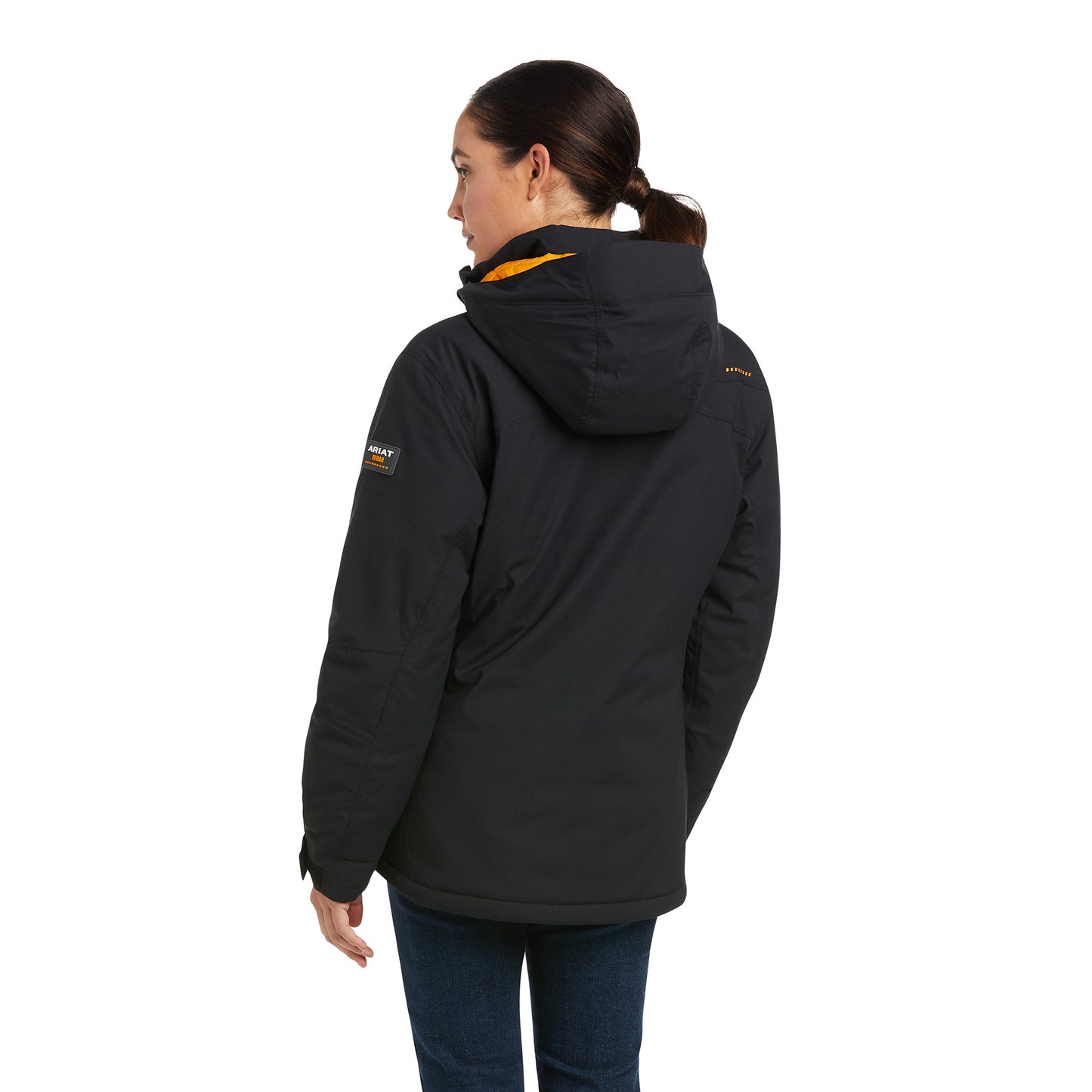 Ariat Ladies Rebar Storm Fighter 2.0 Black Insulated Jacket 10037606
