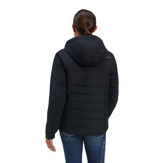 Ariat® Ladies Rebar Valkyrie Stretch Black Insulated Jacket 10037609