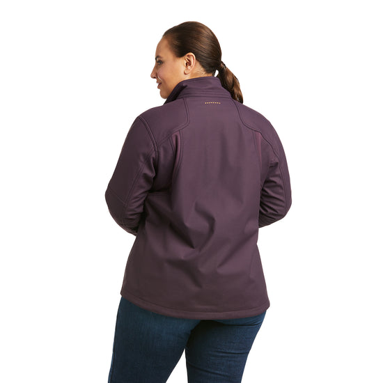 Ariat® Ladies Rebar Stretch Canvas Purple Softshell Jacket 10037661