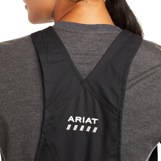 Ariat® Ladies Rebar DuraCanvas Insulated Black Work Overalls 10036669