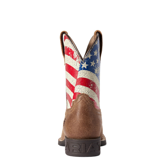 Ariat Youth Stars an Stripes Brown Boots 10038441