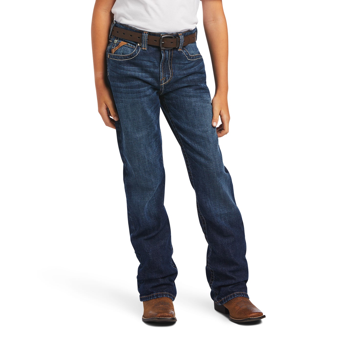 Ariat® Youth Boy's B4 Ramos Relaxed Tourismo Bootcut Jeans 10041090