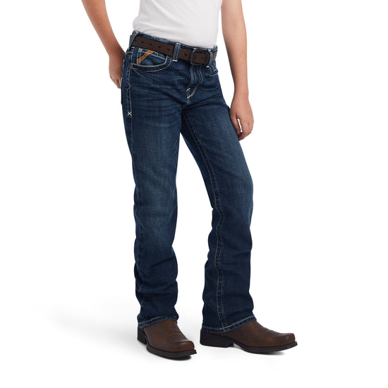 Ariat® Youth Boy's B4 Relaxed Hugo Denali Wash Bootcut Jeans 10042201