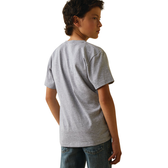 Ariat® Youth Boy's Viva Mexico Independent SMU Grey T-Shirt 10043083