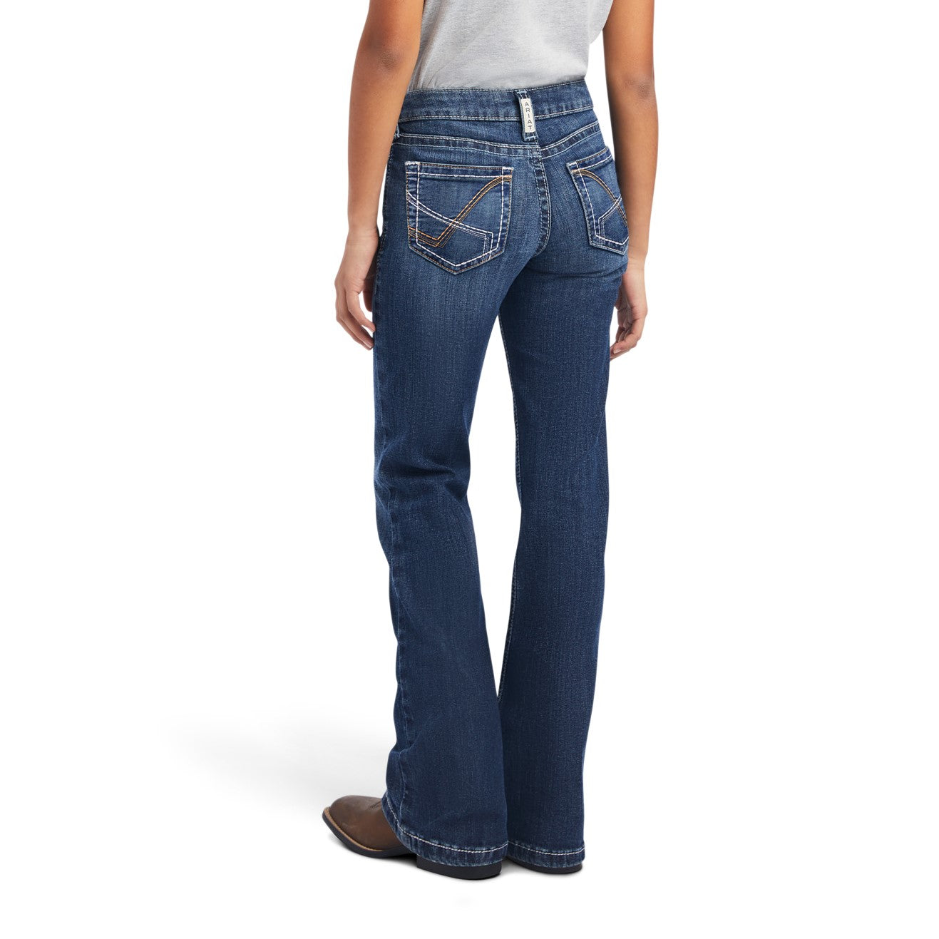 Load image into Gallery viewer, Ariat® Girl&amp;#39;s R.E.A.L™ Esmeralda Dresden Bootcut Jeans 10042215
