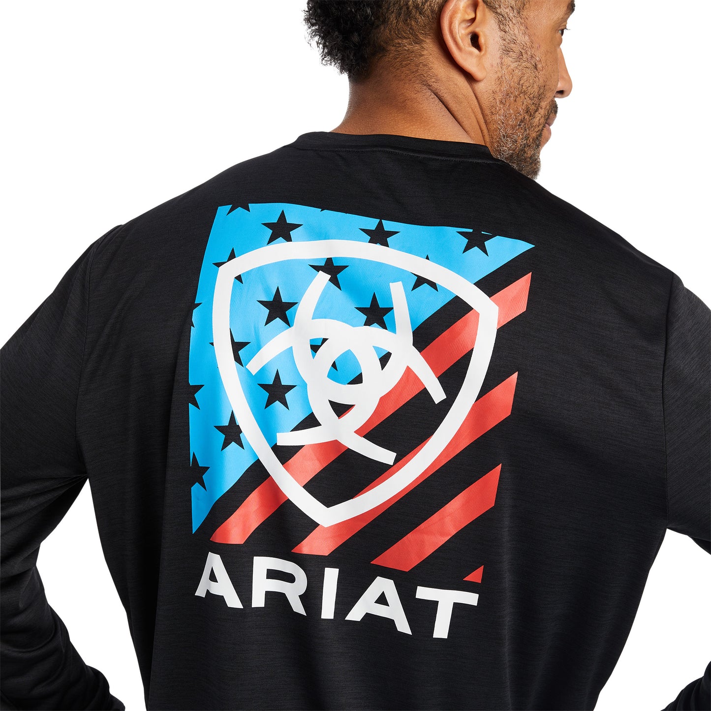Ariat® Men's Charger Americana Black Graphic T-Shirt 10040991