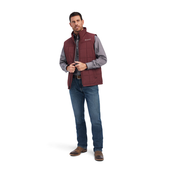 Ariat® Men's Crius Concealed Carry Red Mahogany Vest 10041522