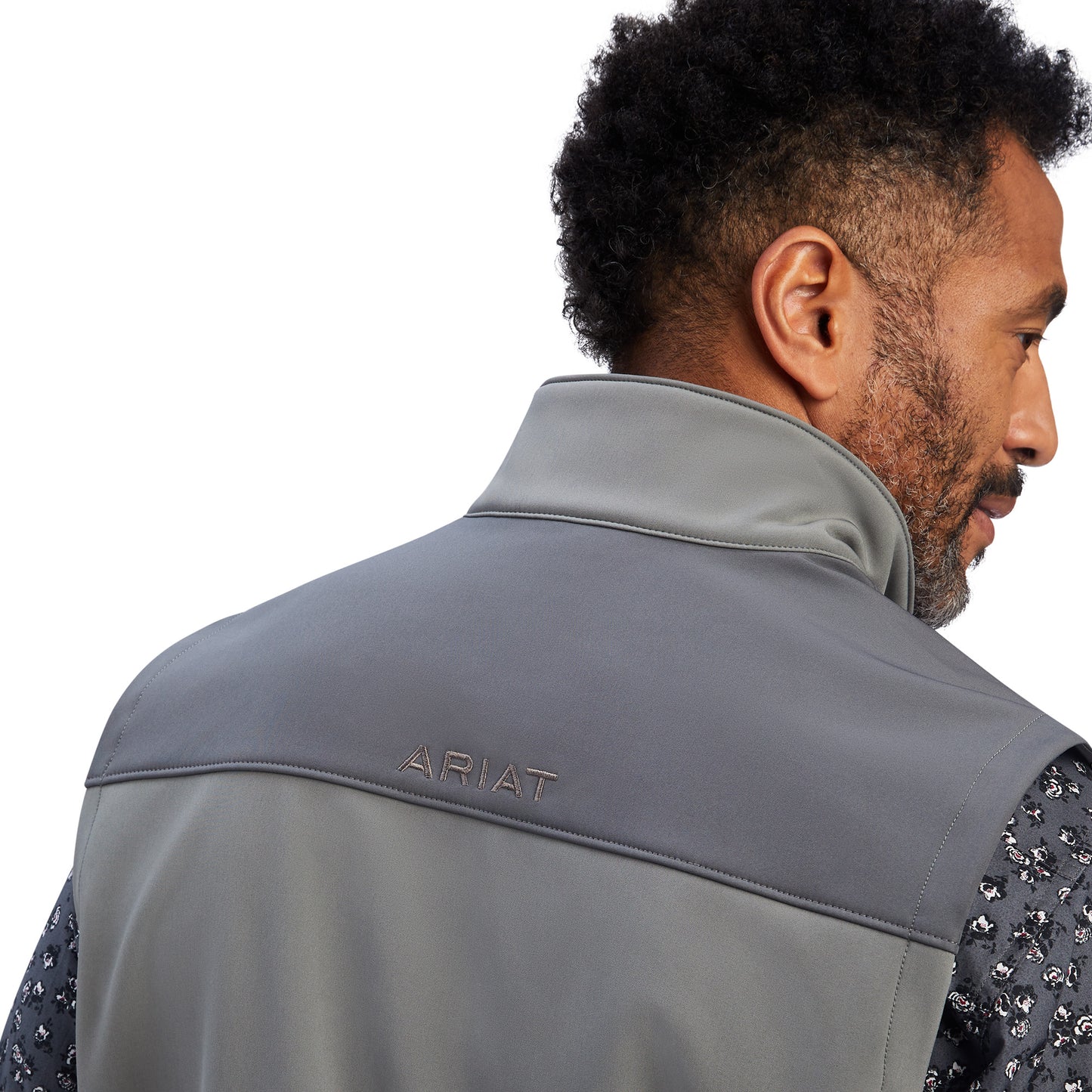 Ariat® Men's Vernon 2.0 Jetty Gray Softshell Vest 10041610