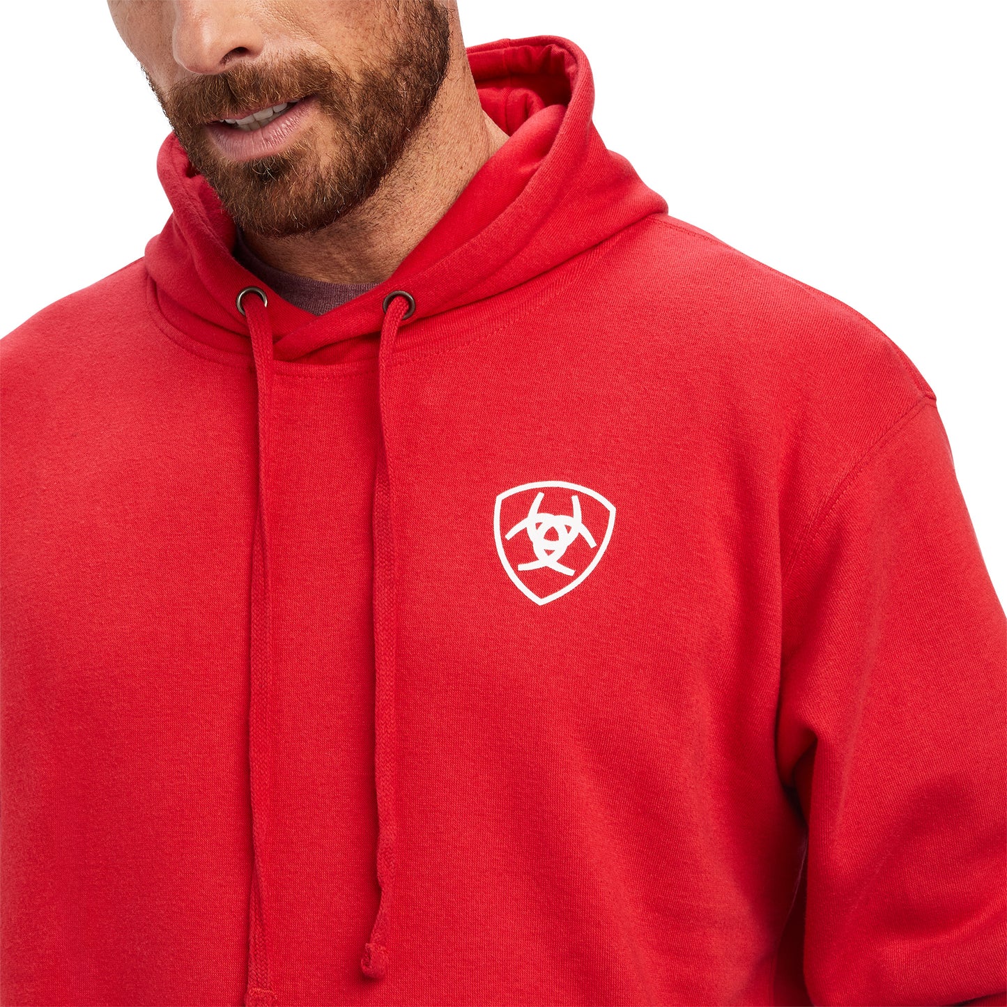 Ariat® Men's 93 Liberty Tango Red Hooded Sweatshirt 10041719