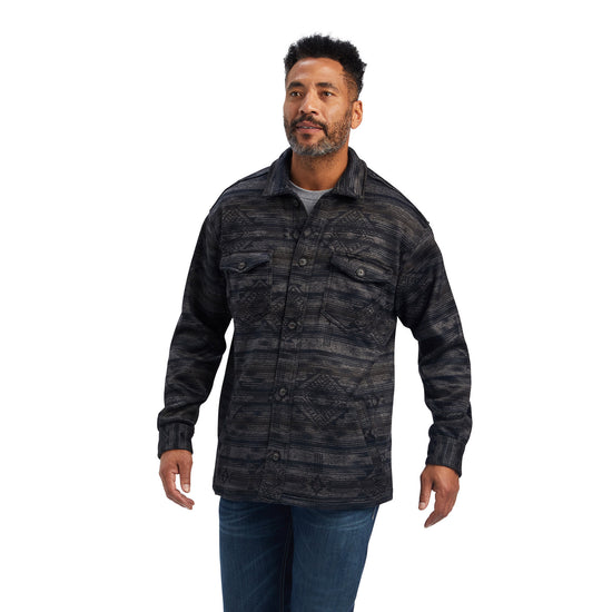 Ariat® Men's Caldwell Printed Southwest Grey Shirt Jacket 10041734