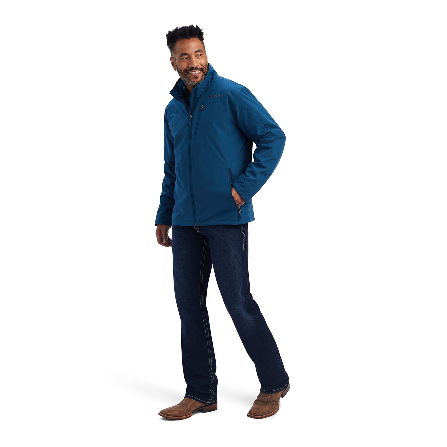 Ariat® Men's Tek Flex Insulation Majolica Blue Jacket 10041800