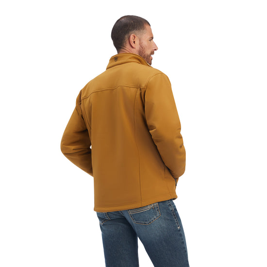 Ariat® Men's Vernon Sherpa Bronze Brown Softshell Jacket 10041802