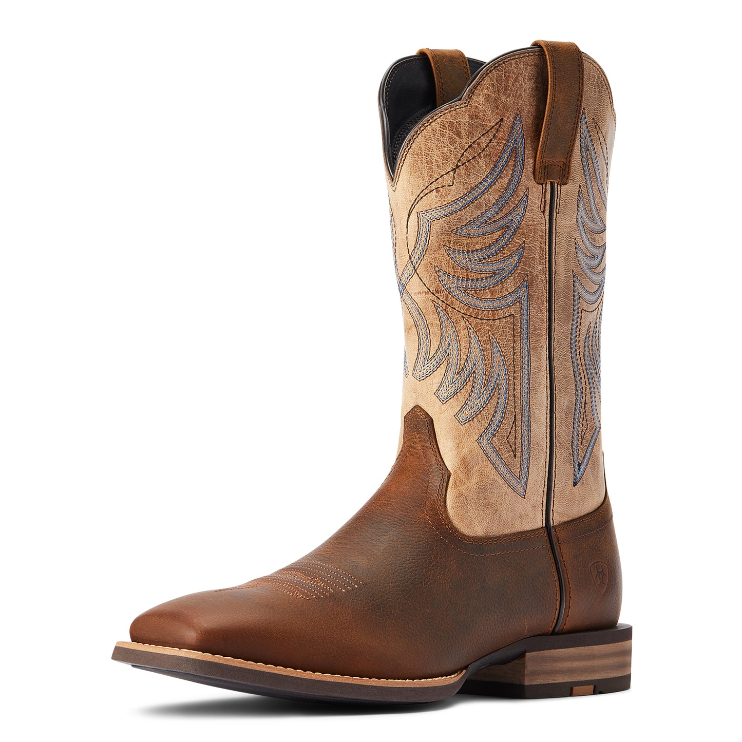 Ariat® Men's Everlite Blazin Wheat Brown Square Toe Boots 10042436