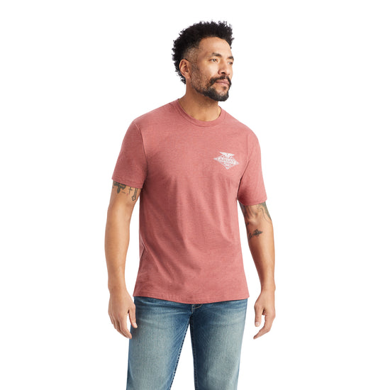 Ariat® Men's Work Eagle Short Sleeve Red Clay T-Shirt 10042644